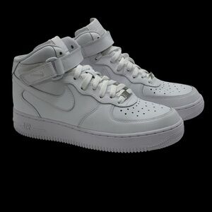 Nike Air Force 1 White Athletic Shoes Sneakers Boys 7Y